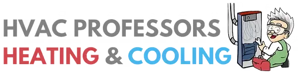 HVAC Professors Heating & Cooling Logo